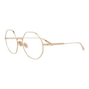 Dior Womens Round/Oval Gold Gold Transparent Fashion Designer Eyewear